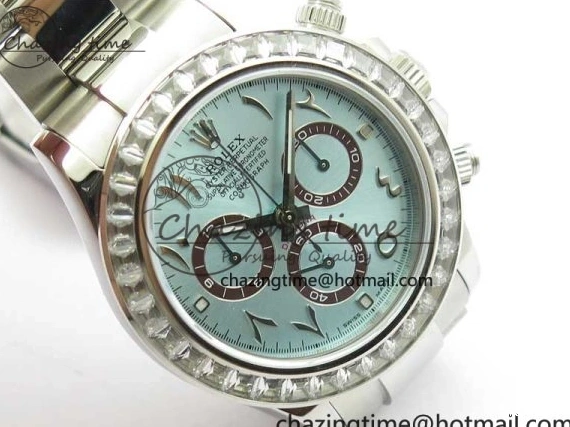 1219 Daytona 116506 Middle East Edition Bp Maker Best Edition Ice Blue Brown Arabic Dial Diam Bezel On SS Bracelet A Neat 2897